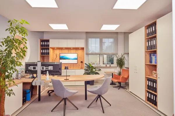 Sprechzimmer für persönliche Gespräche in der Urologischen Praxis Dr. Kurbin